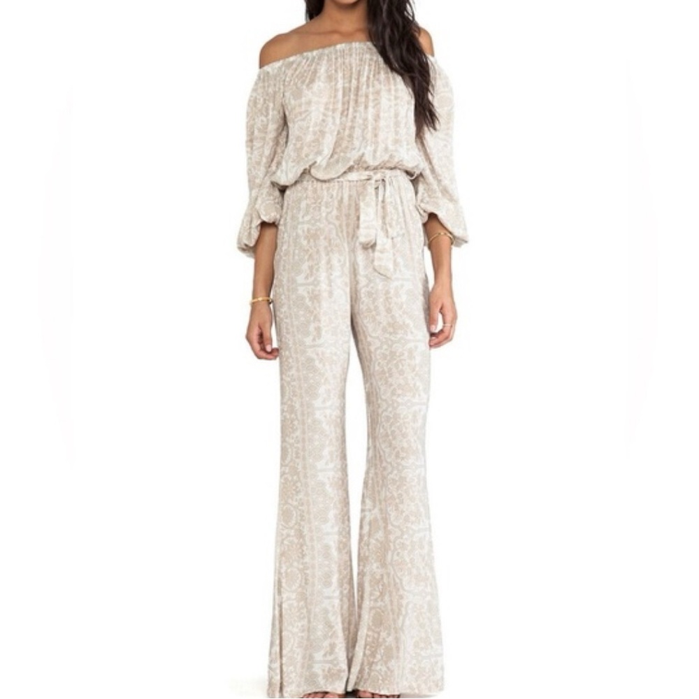 Novella Royale Cream Jumpsuit